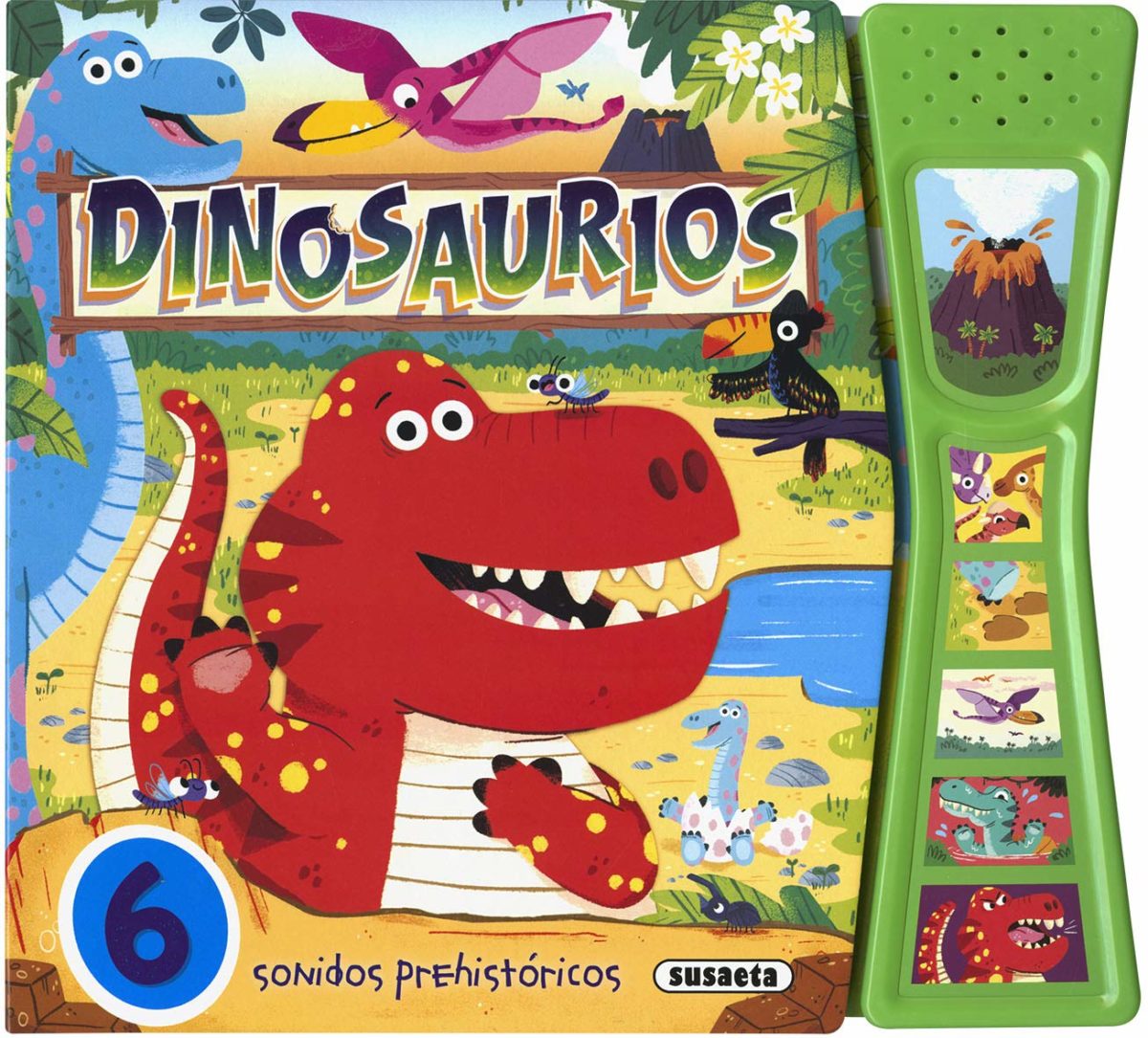 Dinosaurios (Pulsa y escucha) (Español) Libro de cartón