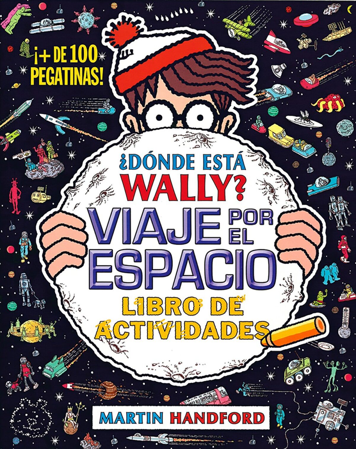 ¿Dónde está Wally? Viaje por el espacio (¡Con + de 100 pegatinas!)